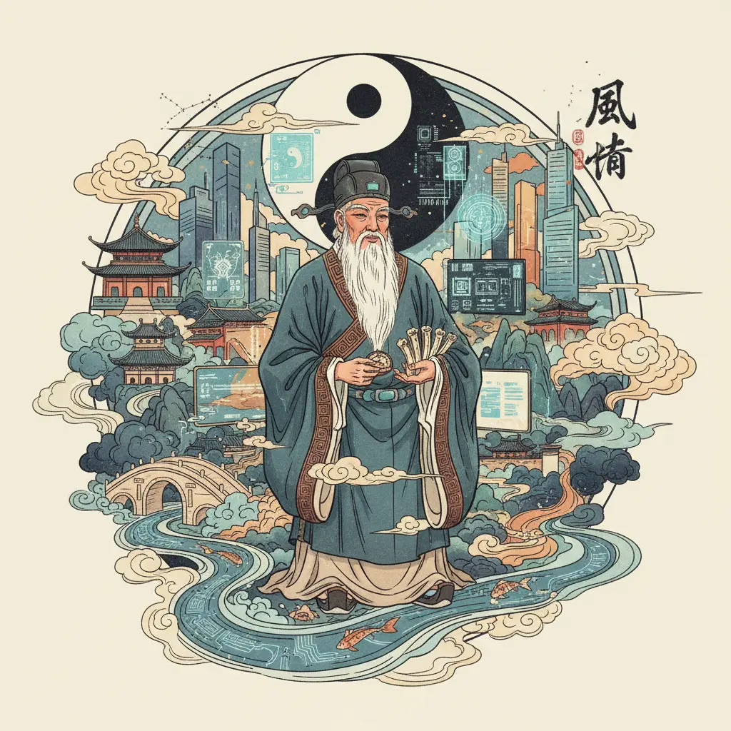 風水佈局 - 算命師