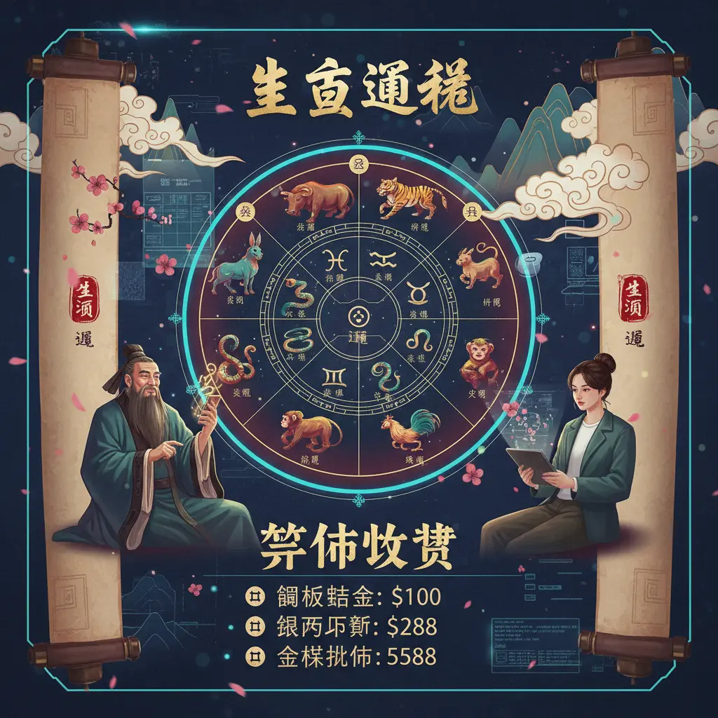 算命收費 - 生肖運程