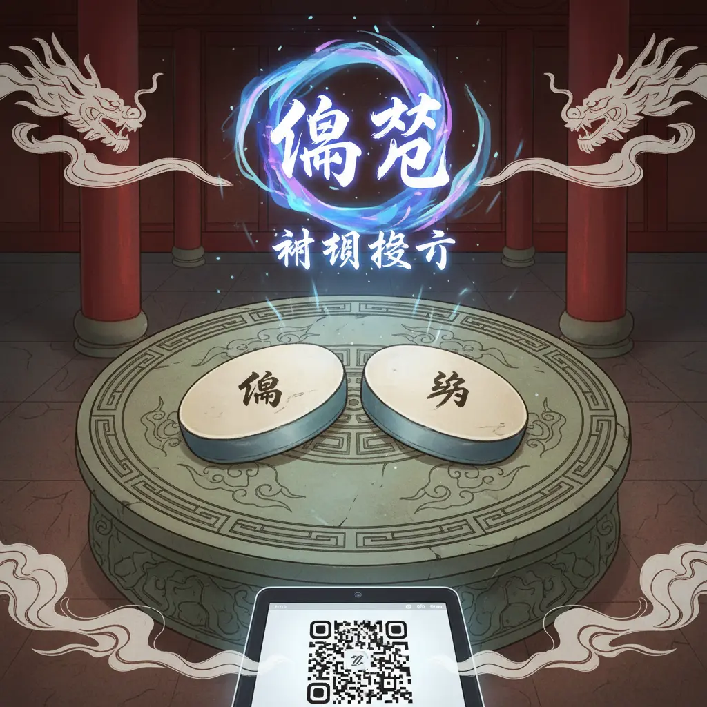 道教問神 - 陰筊