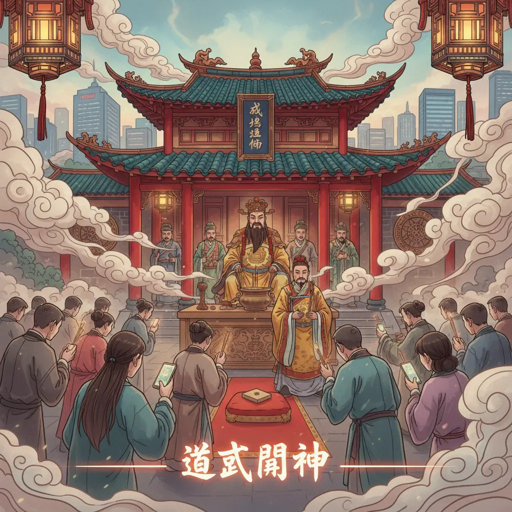 道教問神 - 城隍廟