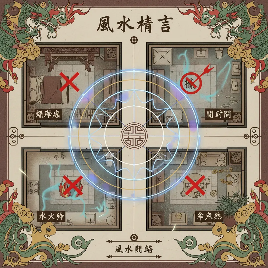 風水佈局 - 風水禁忌