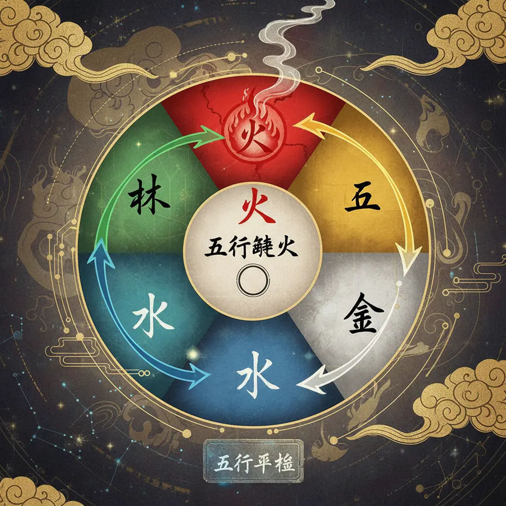 五行平衡 - 五行缺火